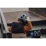 helmet FORCE ZEBU with light, teal