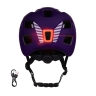 helmet FORCE ZEBU with light, violet
