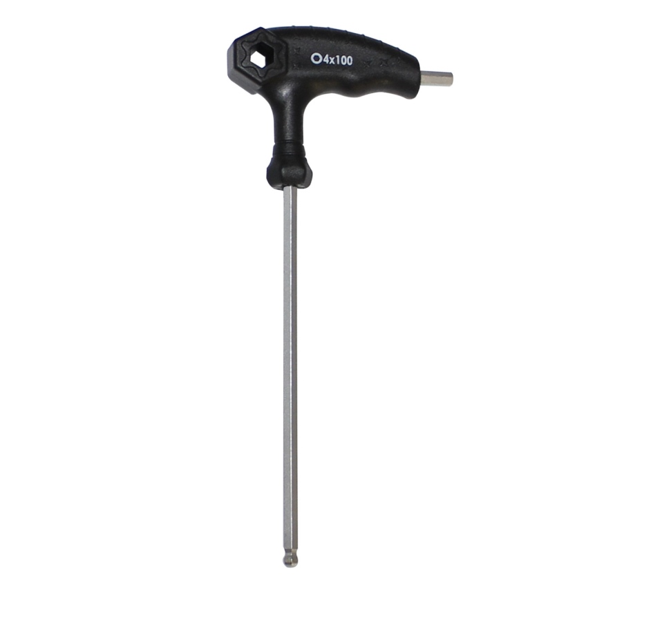 hex wrench FORCE with T handle, ball end 4