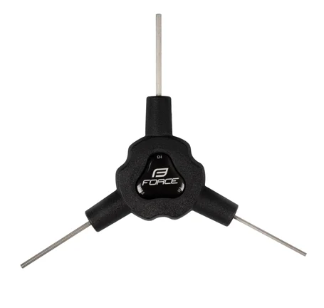hex Y wrench FORCE 2/ 2,5/ 3 mm, black