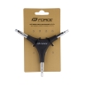 hex Y wrench FORCE ECO 4/ 5/ 6 mm, black