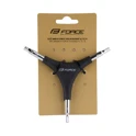 hex Y wrench FORCE ECO 4/ 5/ 6 mm, black