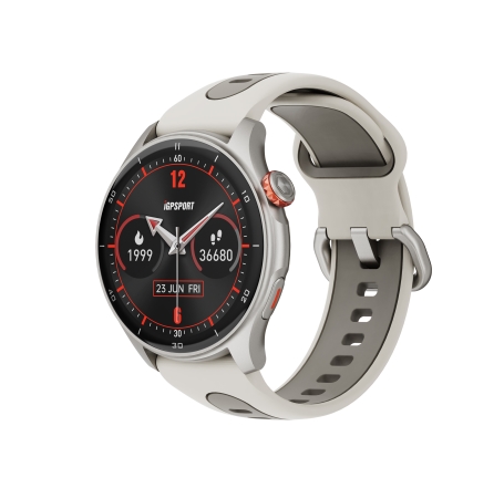 hodinky sportovní iGPSport LW10, Titanium Silver
