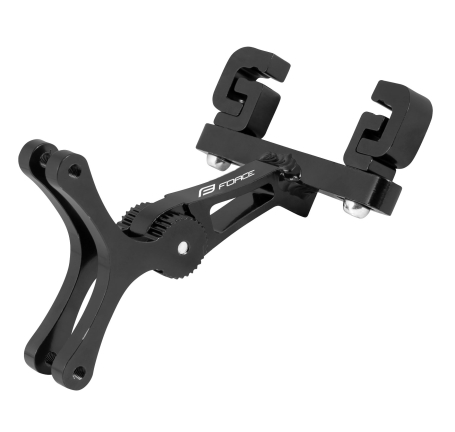 holder for bottle cages onto saddle rails,Al,black