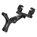 holder for bottle cages onto saddle rails,Al,black