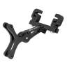 holder for bottle cages onto saddle rails,Al,black