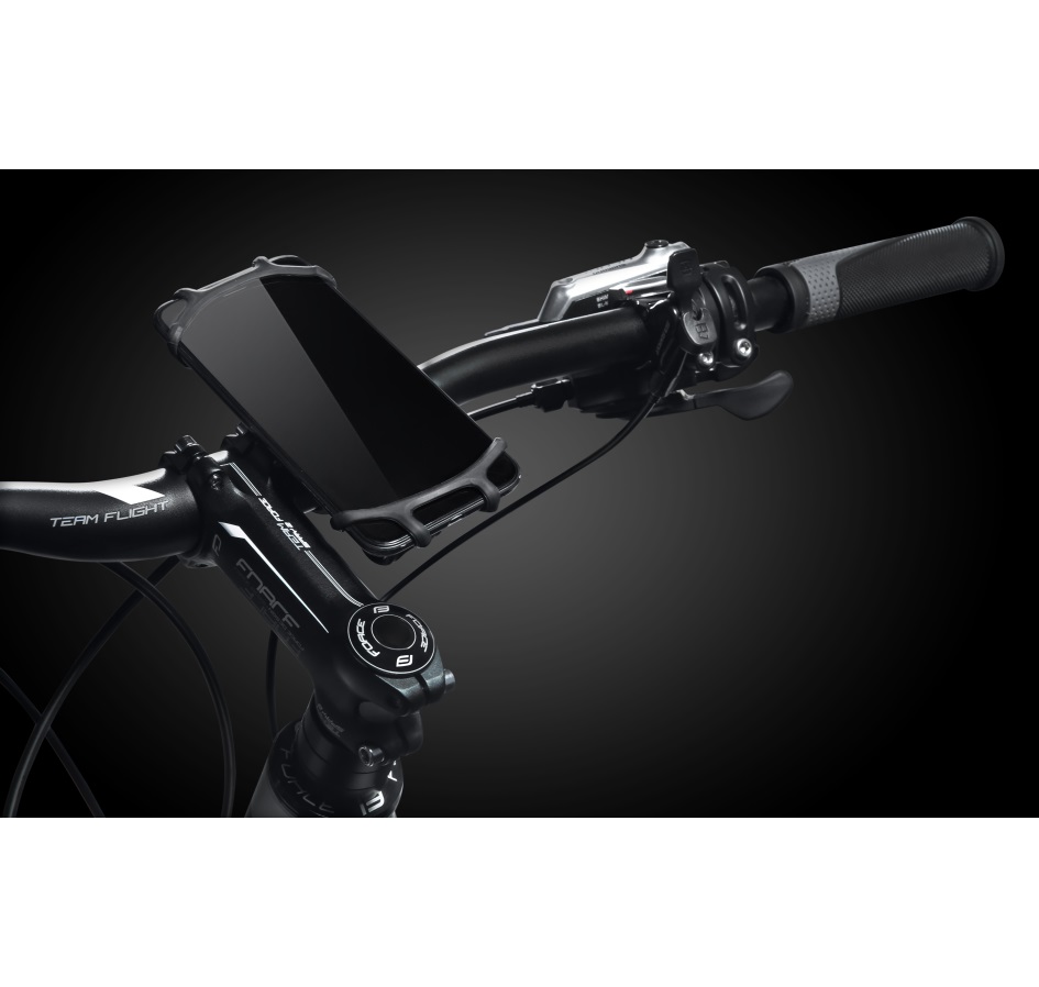 holder FORCE for phone on handlebars, silicone blk