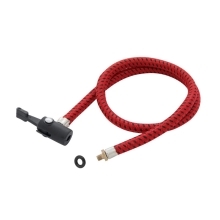 hose with pump head SCHRADER M6 thread