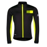 jacket F FROST LADY softshell winter, black-fluo