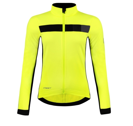 jacket F FROST LADY softshell zimní, fluo-black