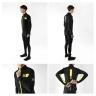 jacket F FROST softshell winter, black-fluo