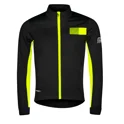 jacket F FROST softshell winter, black-fluo XL
