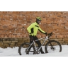 jacket F FROST softshell winter, fluo-black