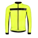 jacket F FROST softshell winter, fluo-black