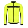 jacket F FROST softshell winter, fluo-black