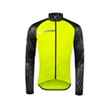 jacket F WINDPRO KID windproof, fluo-black 153-164
