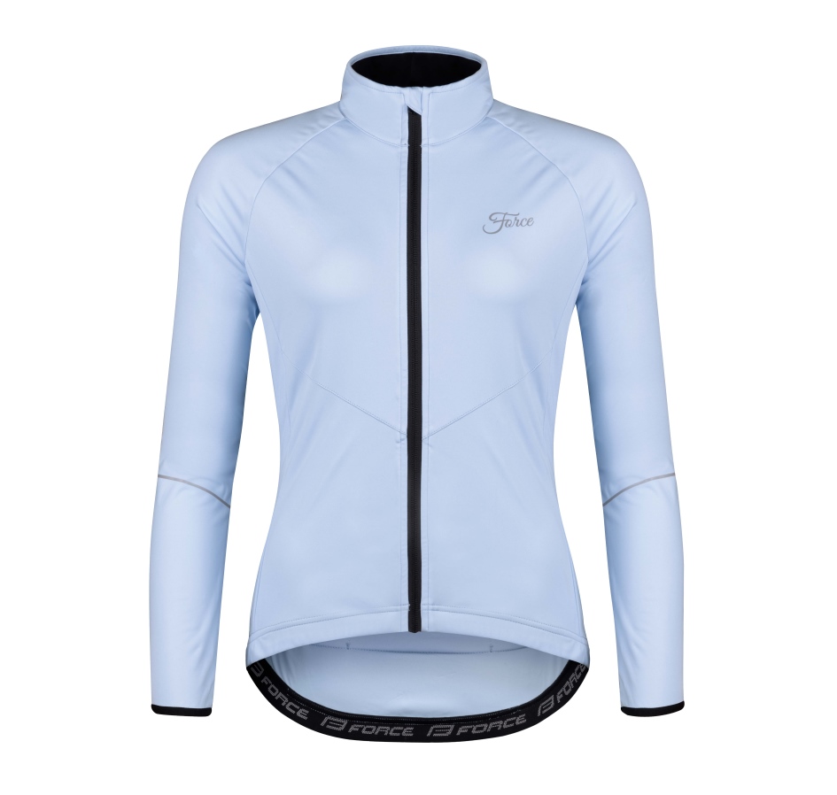 jacket FORCE ARROW LADY softshell, light blue XL