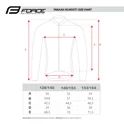 jacket FORCE WINDPRO KID windproof, fluo-black