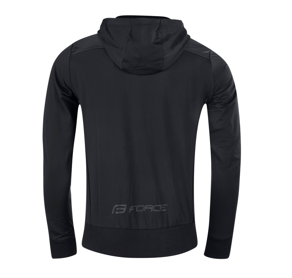 jacket/sweatshirt F ELEGANT with zipper black 