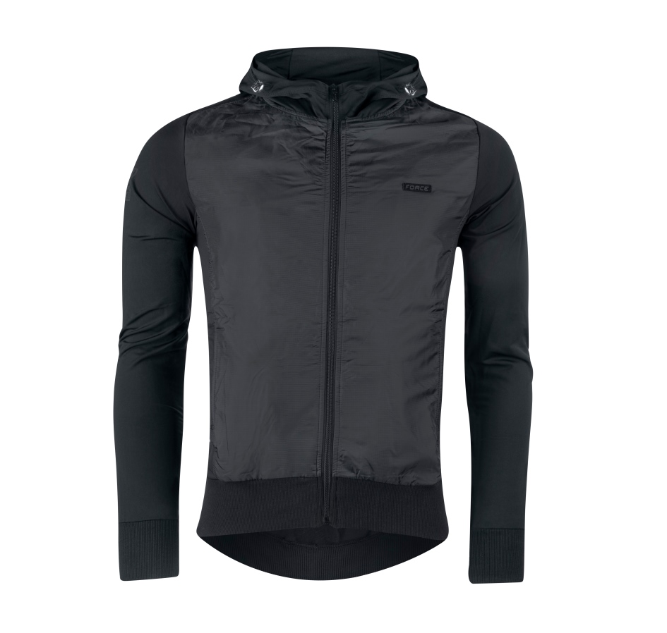 jacket/sweatshirt F ELEGANT with zipper black XL