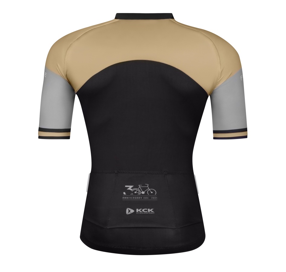jersey F ANNIVERSARY sh. sleeves, black-gold