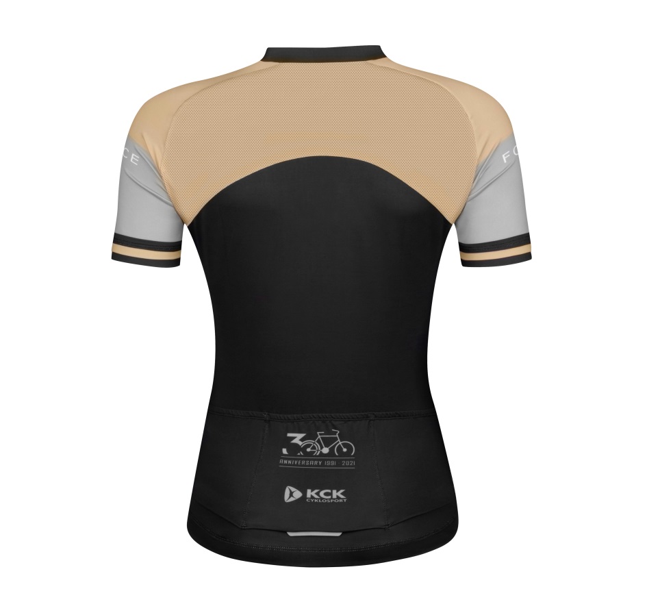 jersey F ANNIVERSARY UNI short sl, black-gold