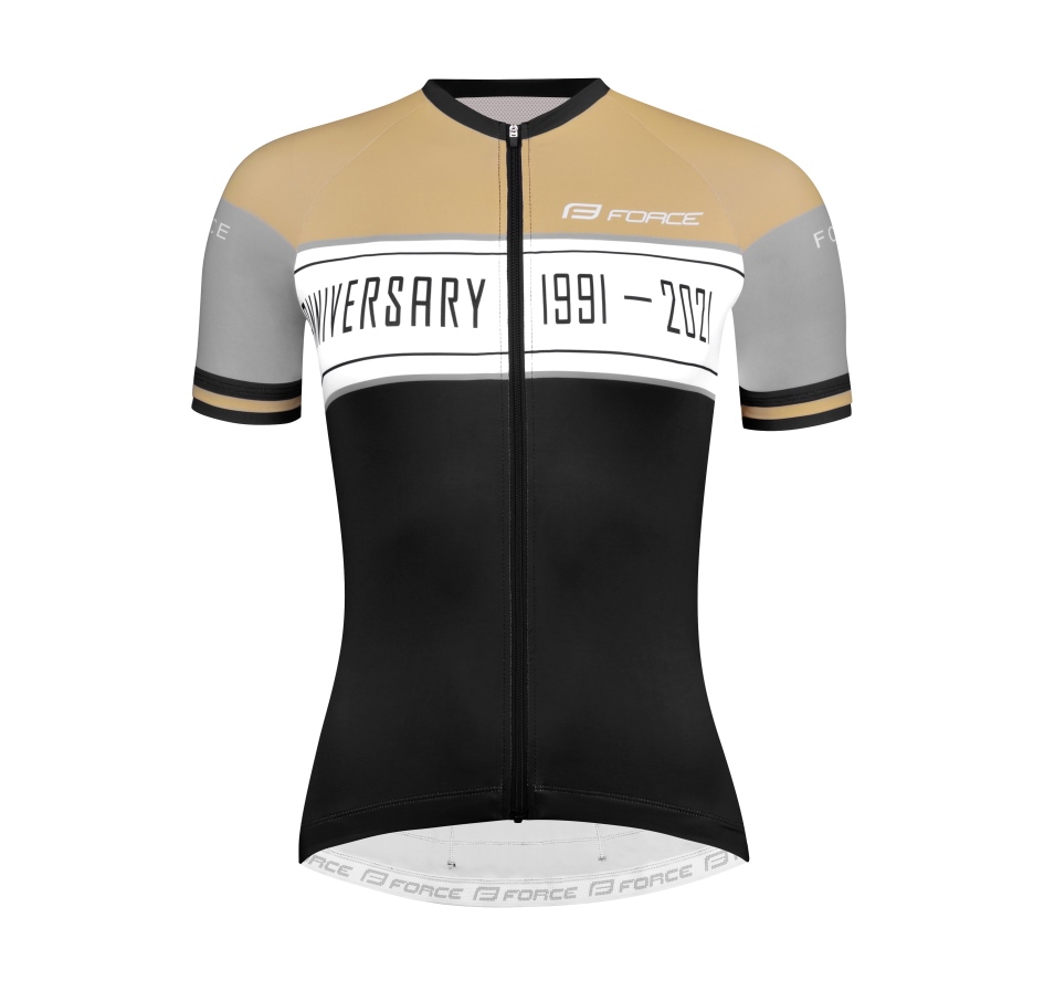 jersey F ANNIVERSARY UNI short sl, black-gold M