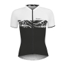 jersey F ART LADY short sl, black-white