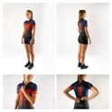 jersey F ASCENT UNI short sl, blue-red