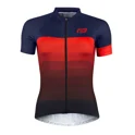 jersey F ASCENT UNI short sl, blue-red M