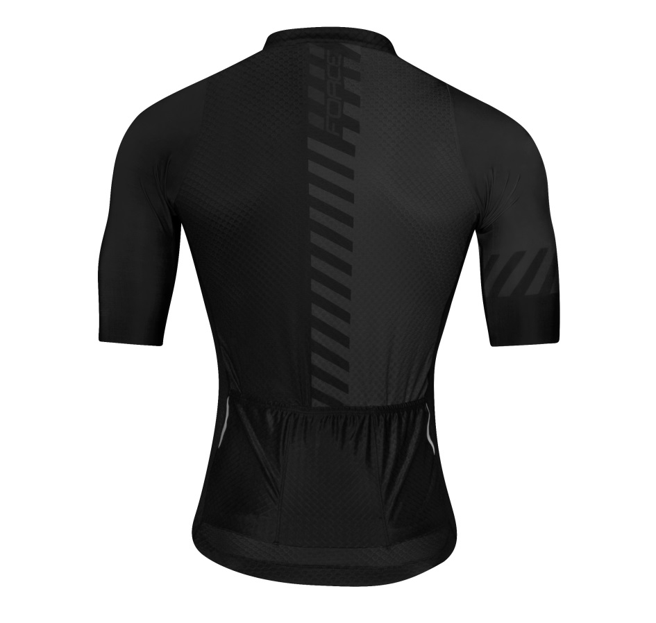 jersey F FASHION, short sleeves, black-grey 