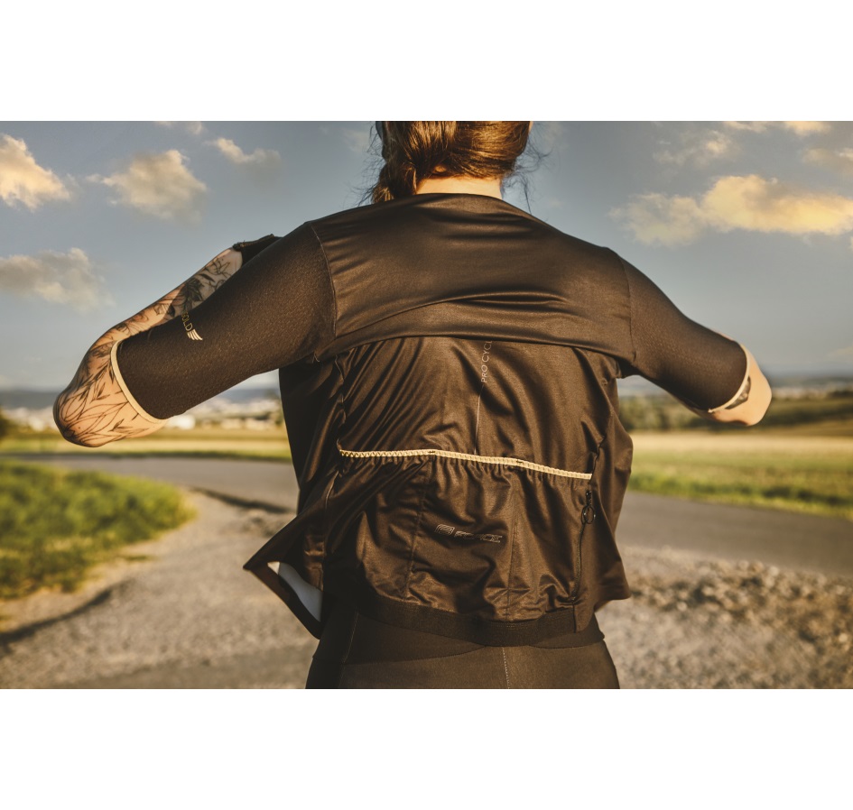 jersey F GOLD LADY short sl, black-gold