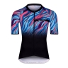 jersey F LIFE short sl, black-blue-pink L