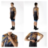 jersey F LIFE UNI short sl, blk-blue-orange