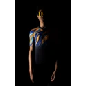 jersey F LIFE UNI short sl, blk-blue-orange