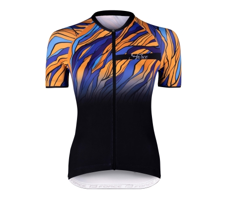 jersey F LIFE UNI short sl, blk-blue-orange