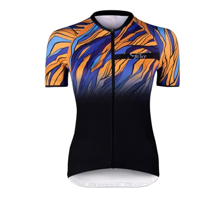 jersey F LIFE UNI short sl, blk-blue-orange