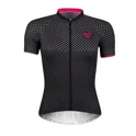 jersey F POINTS LADY short sl, black-pink XS