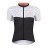 jersey F POINTS LADY short sl, black-white XL