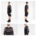 jersey F RECKLESS long sl, black-orange