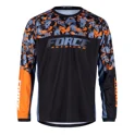 jersey F RECKLESS long sl, black-orange