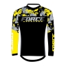jersey F RECKLESS long sl, black-yellow-grey L