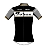 jersey F RETRO LADY short sl, black-gold M