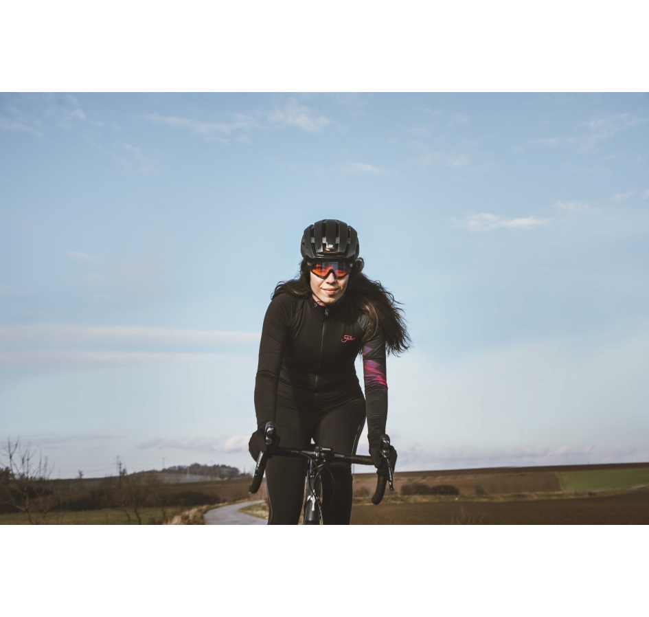 jersey F RIDGE LADY long sleeves, black-pink