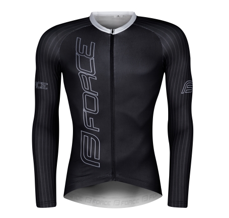 jersey F TEAM PRO, long sleeves, black-grey