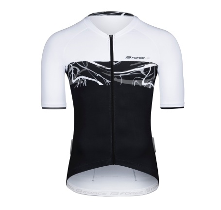 jersey FORCE ART short sl, black-white