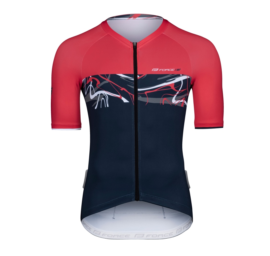 jersey FORCE ART short sl, navy blue-red M