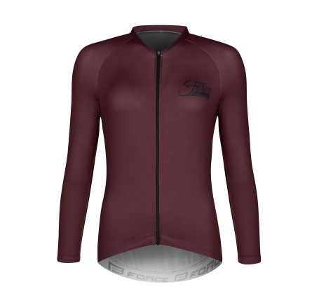 jersey FORCE CHARM LADY long sleeve, claret