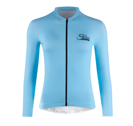 jersey FORCE CHARM LADY long sleeve, light blue