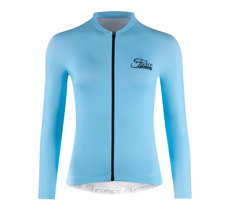 jersey FORCE CHARM LADY long sleeve, light blue